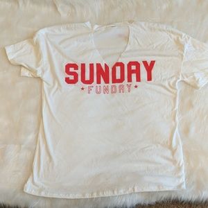 Sunday Funday Y Shirt Size medium